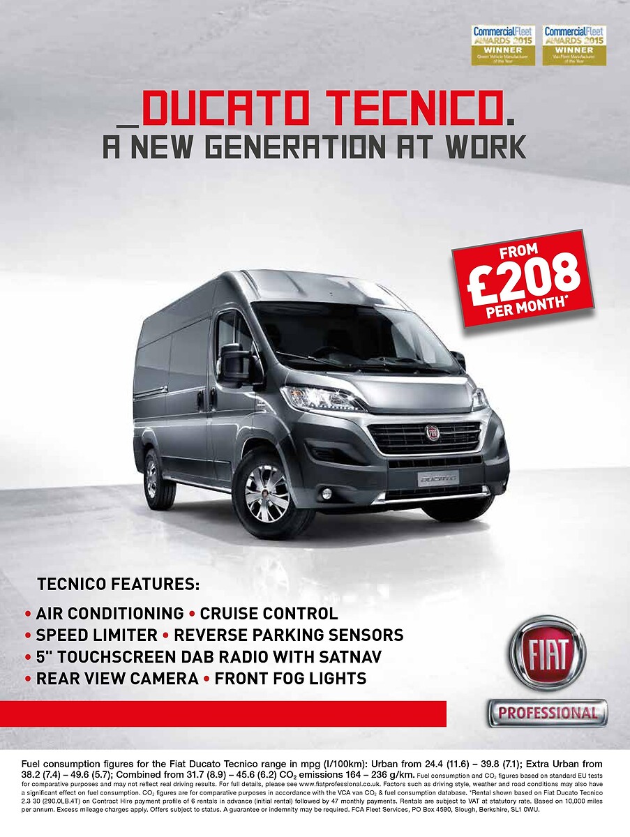THE 2014 FIAT DUCATO: MORE TECHNOLOGY, MORE EFFICIENCY, MORE VALUE