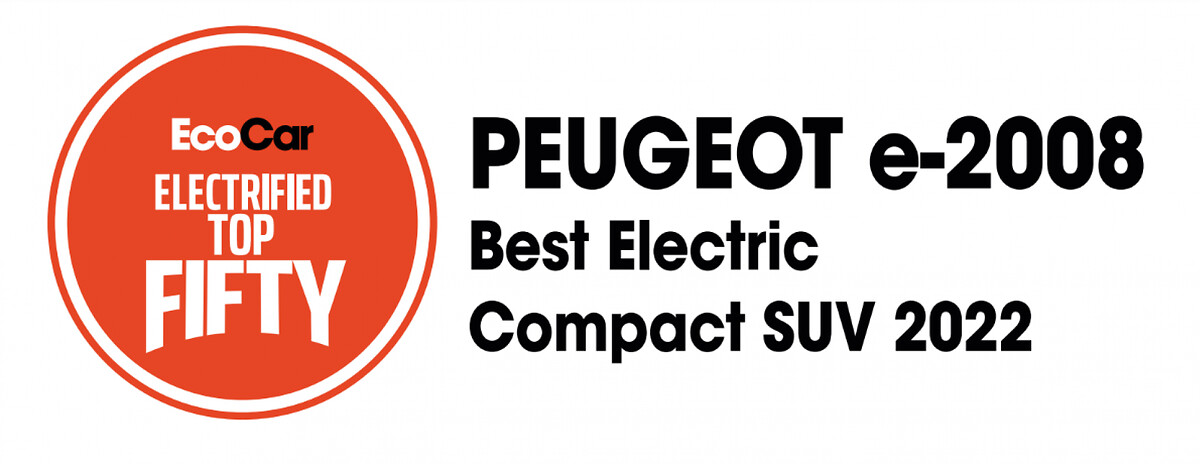 PEUGEOT ELECTRIC RANGE STARS AT ECOCAR ELECTRIFIED TOP 50 AWARDS