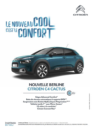 ADVERTISING: WITH NEW CITRON C4 CACTUS HATCHBACK, COMFORT IS THE NEW COOL!  | Citron | Stellantis Media
