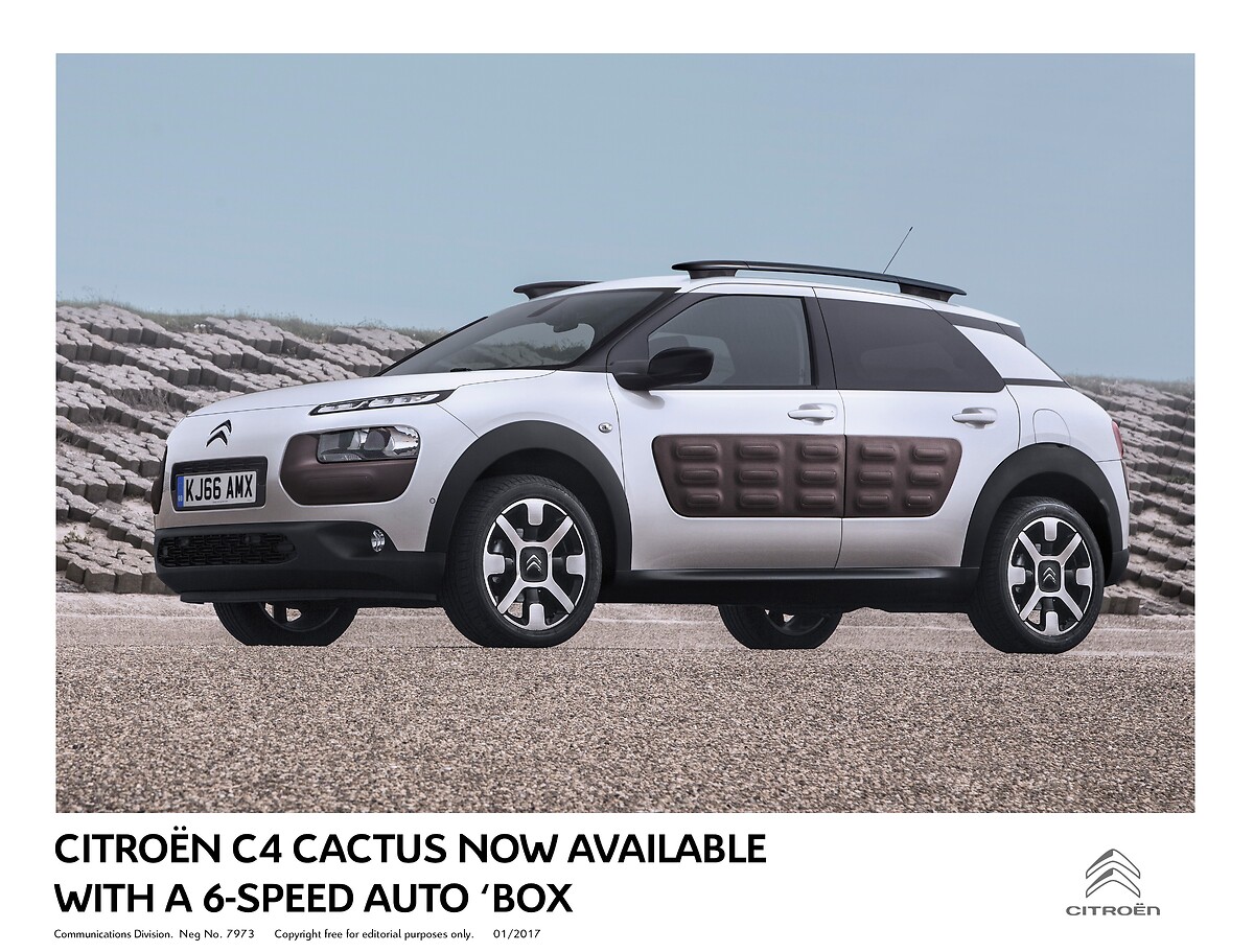 CITRON C4 CACTUS NOW AVAILABLE WITH A 6-SPEED AUTO 'BOX | Citron |  Stellantis Media