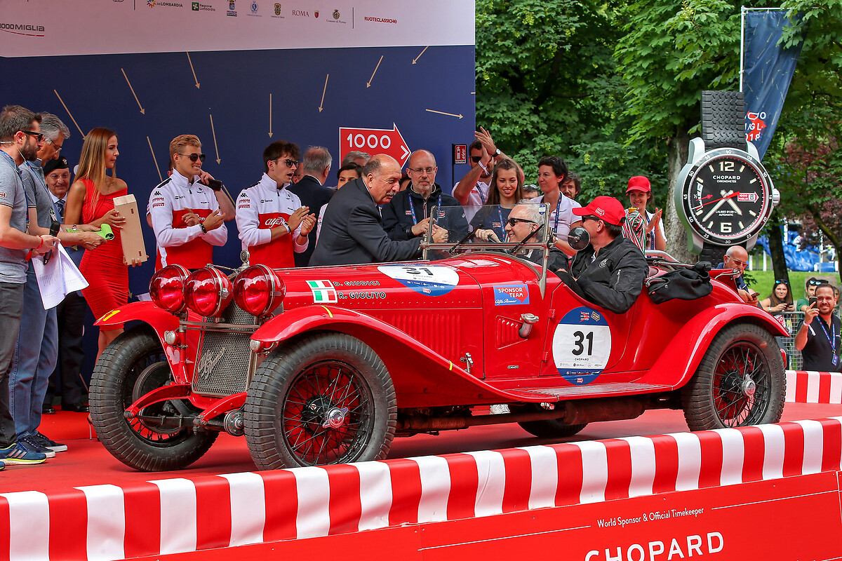 2018 Mille Miglia the first stage Alfa Romeo Stellantis