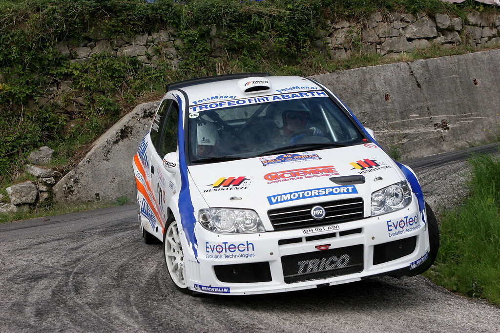 Fiat Grande Punto Rally Car Editorial Image - Image of lined, championship:  69950940