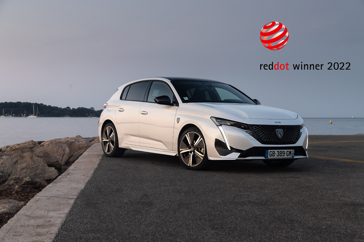 Red Dot Award 2022: Auszeichnung für neuen PEUGEOT 308