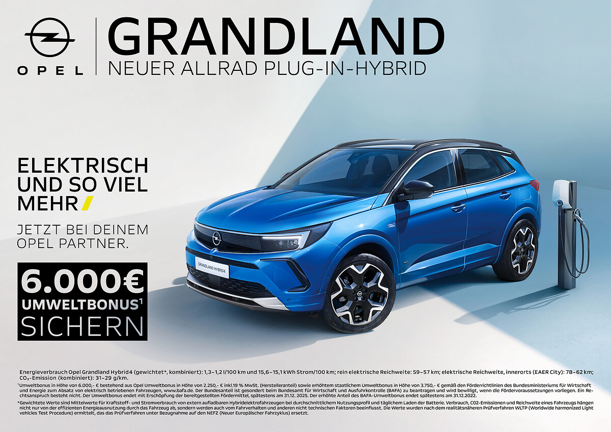 Pressemitteilungen über den Opel Grandland