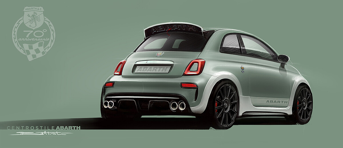 How a 100% Made by Abarth spoiler comes about, Abarth
