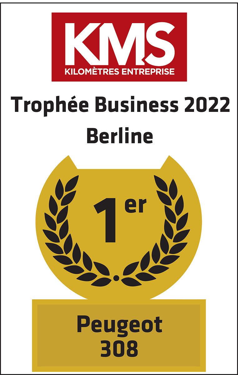 La nouvelle PEUGEOT 308 remporte le prix « Berline Business 2022 »