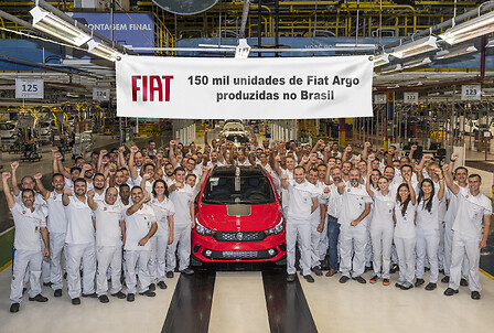 Fiat Plant celebrates 43 years of operation with a new innovation area and  a milestone of 150 thousand units of Fiat Argo produced | FIAT | Stellantis  Media