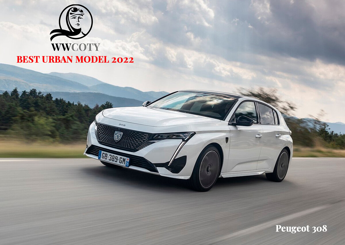 The new PEUGEOT 308, Women's World Car of the Year 2022 in the