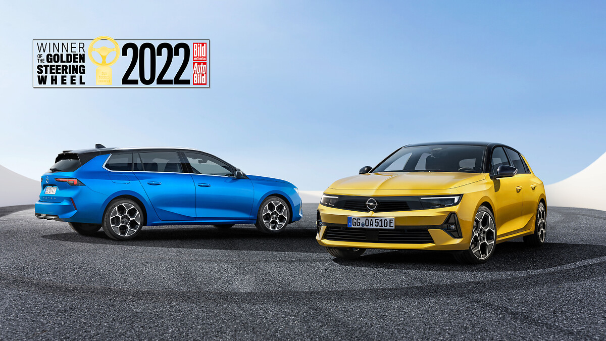 Serial Success: New Opel Astra Wins “Golden Steering Wheel 2022