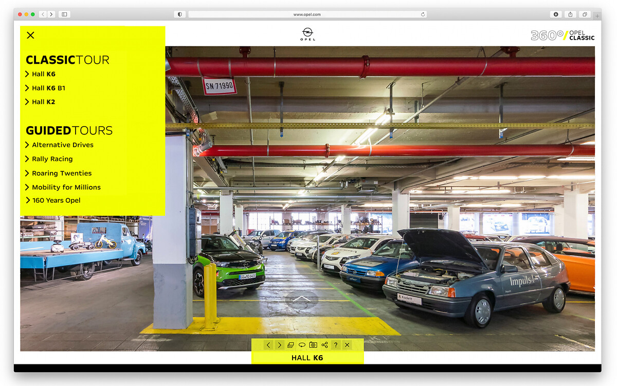 Virtual Tour 160 Years Opel