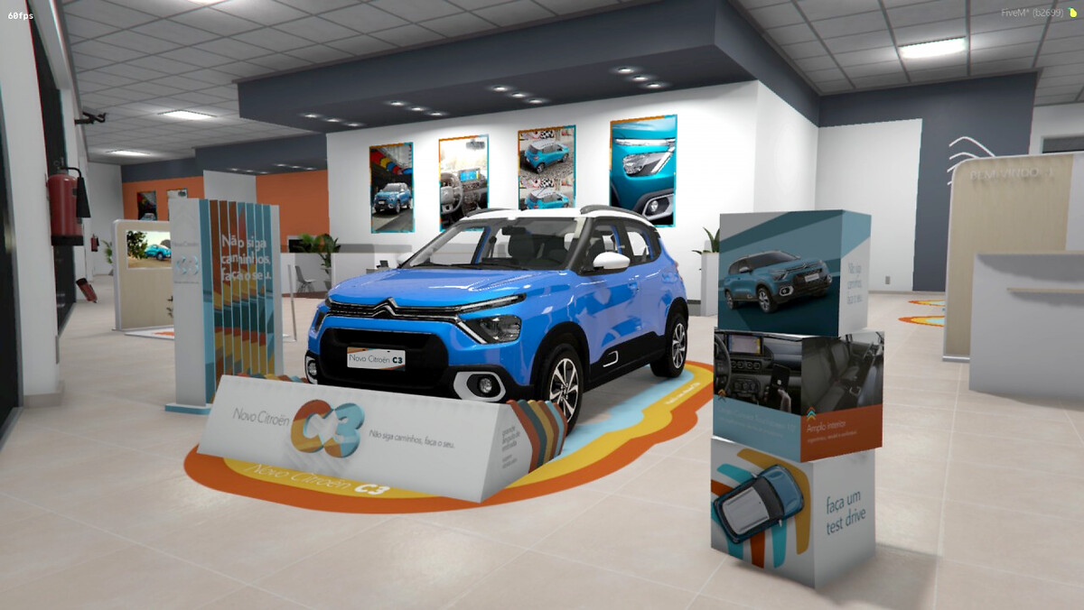 Novo Citroën C3 entra no universo digital em ação com