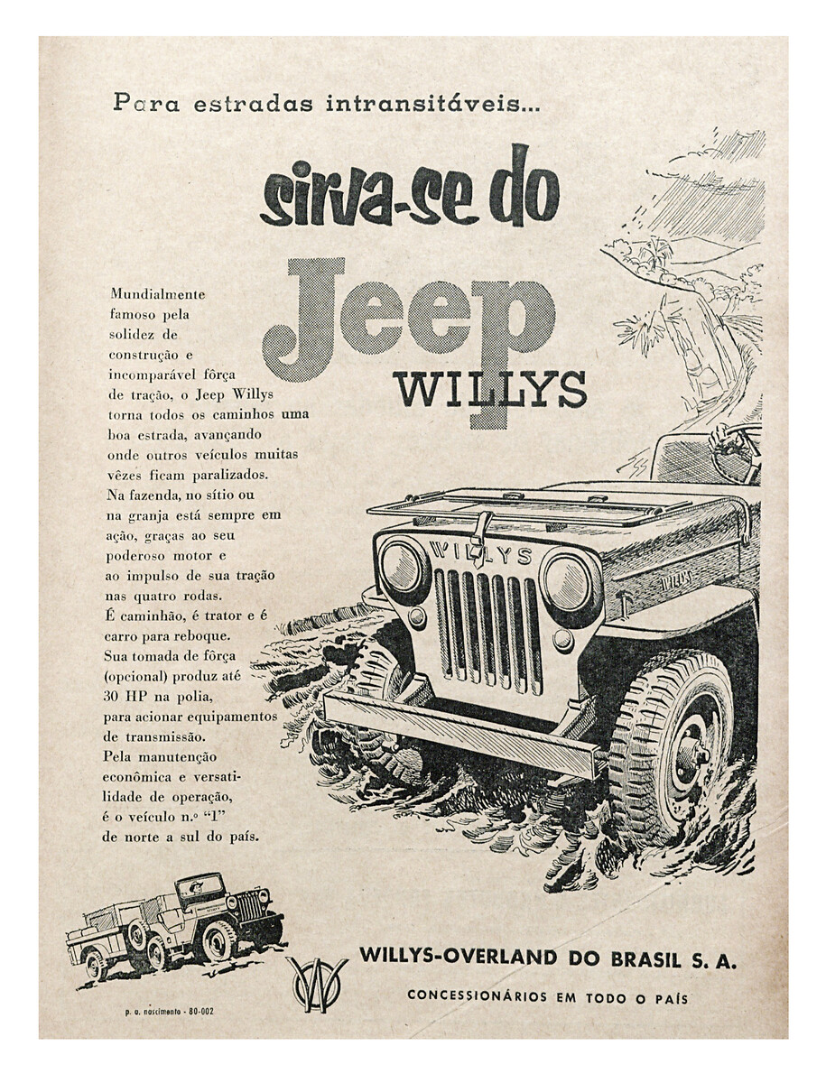 Jeep Willys CJ3B 1954 - Cara de Cavalo