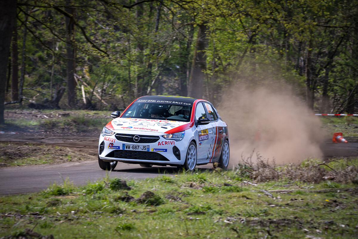 Elektrisierender Saisonstart des ADAC Opel Electric Rally Cup „powered by GSe”