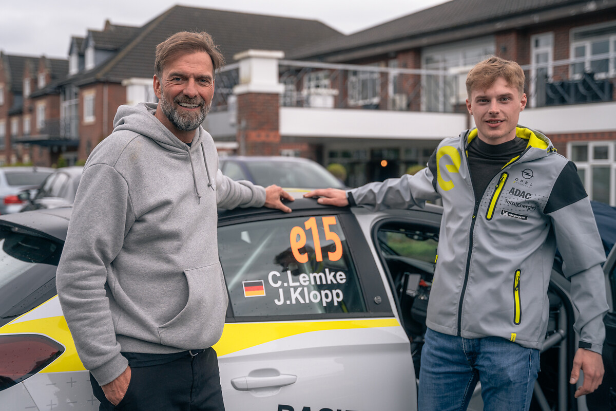 Jürgen Klopp Electrifies ADAC Opel Electric Rally Cup “powered by GSe” Teams 