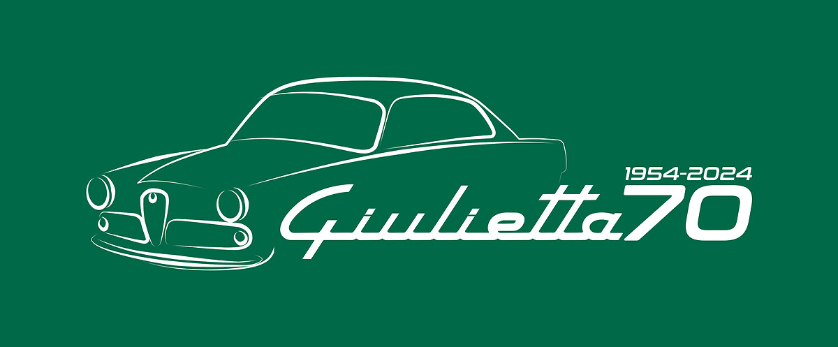 Two new “Made at the Centro Stile” logos celebrate the Alfa Romeo  Giulietta's 70th and its Alfetta GT's 50th, Alfa Romeo