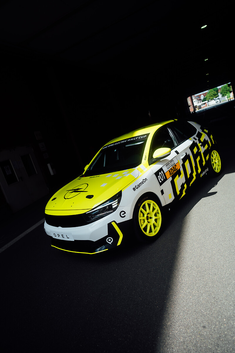 Opel Presents Eye-Catching Corsa Rally Electric in “Gamescom” Look