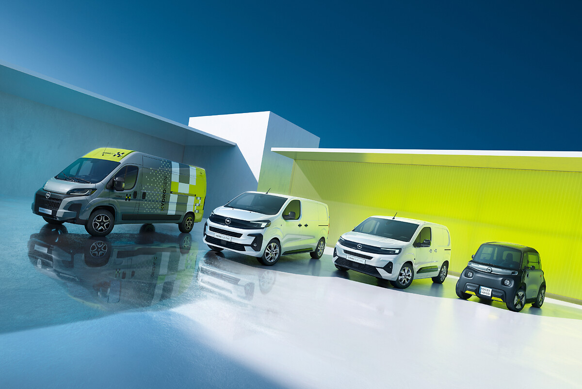 Opel Movano HYDROGEN, Opel Vivaro Electric, Opel Combo Electric, Opel Rocks Electric