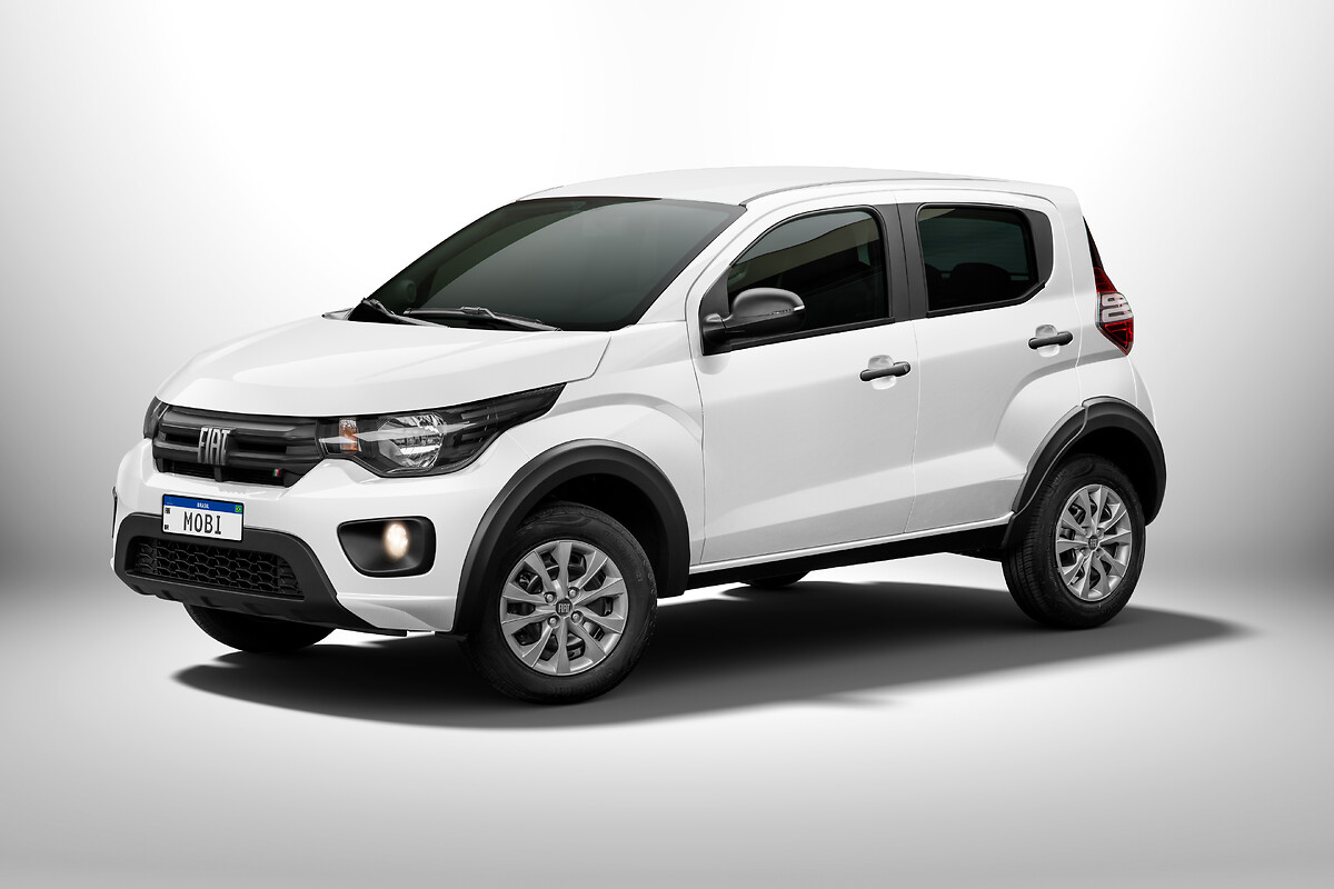 Foto do Fiat Mobi, modelo econômico popular