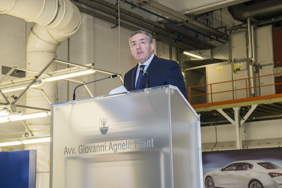Maserati: car number 100,000 leaves the Avv. Giovanni Agnelli plant at  Grugliasco | Maserati | Stellantis Media