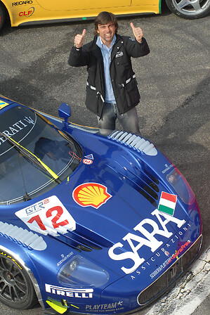 Maserati MC12 GT FIA 2007 Playteam - die cast - modèle de collection - BBR P1807
