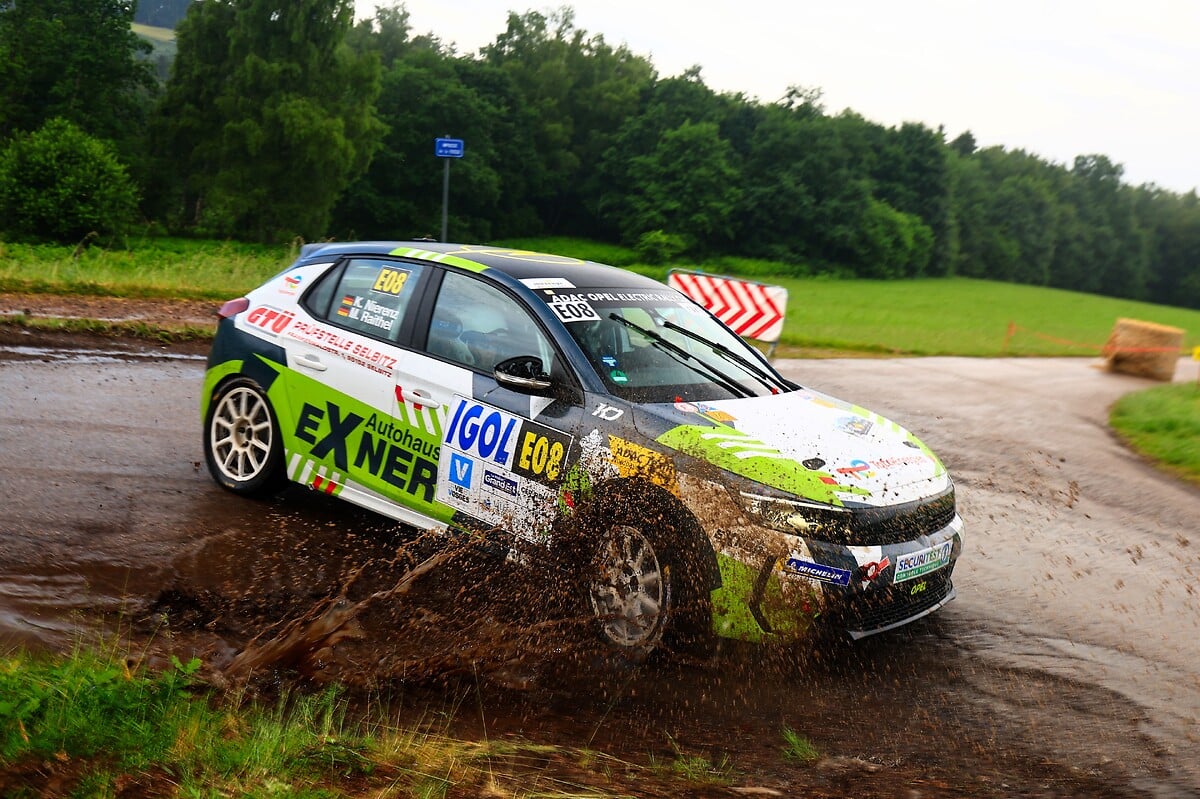 Der ADAC Opel Electric Rally Cup „powered by GSE“ startet in die zweite Saisonhälfte 2025