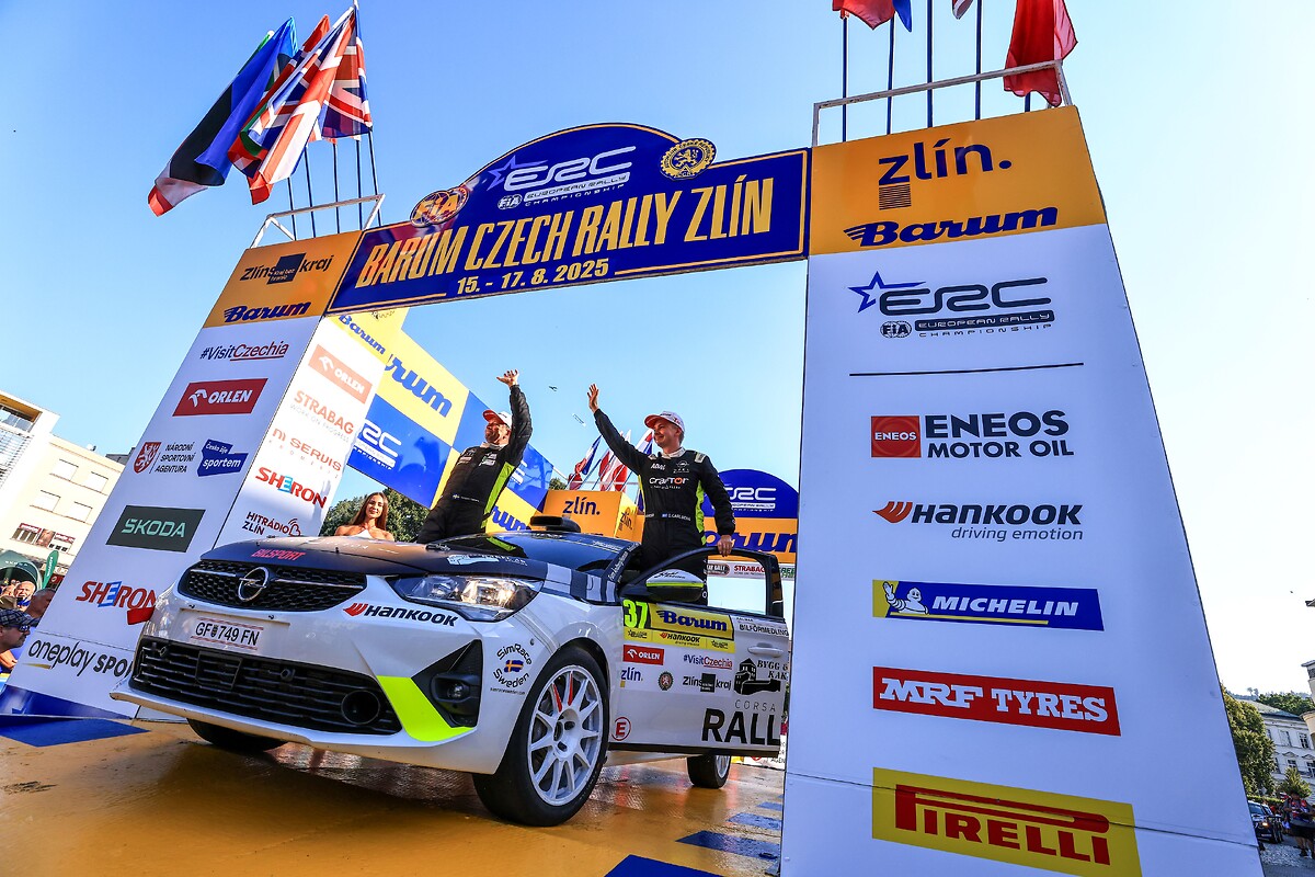 Opel conquista il Campionato Europeo Rally Junior con Calle Carlberg