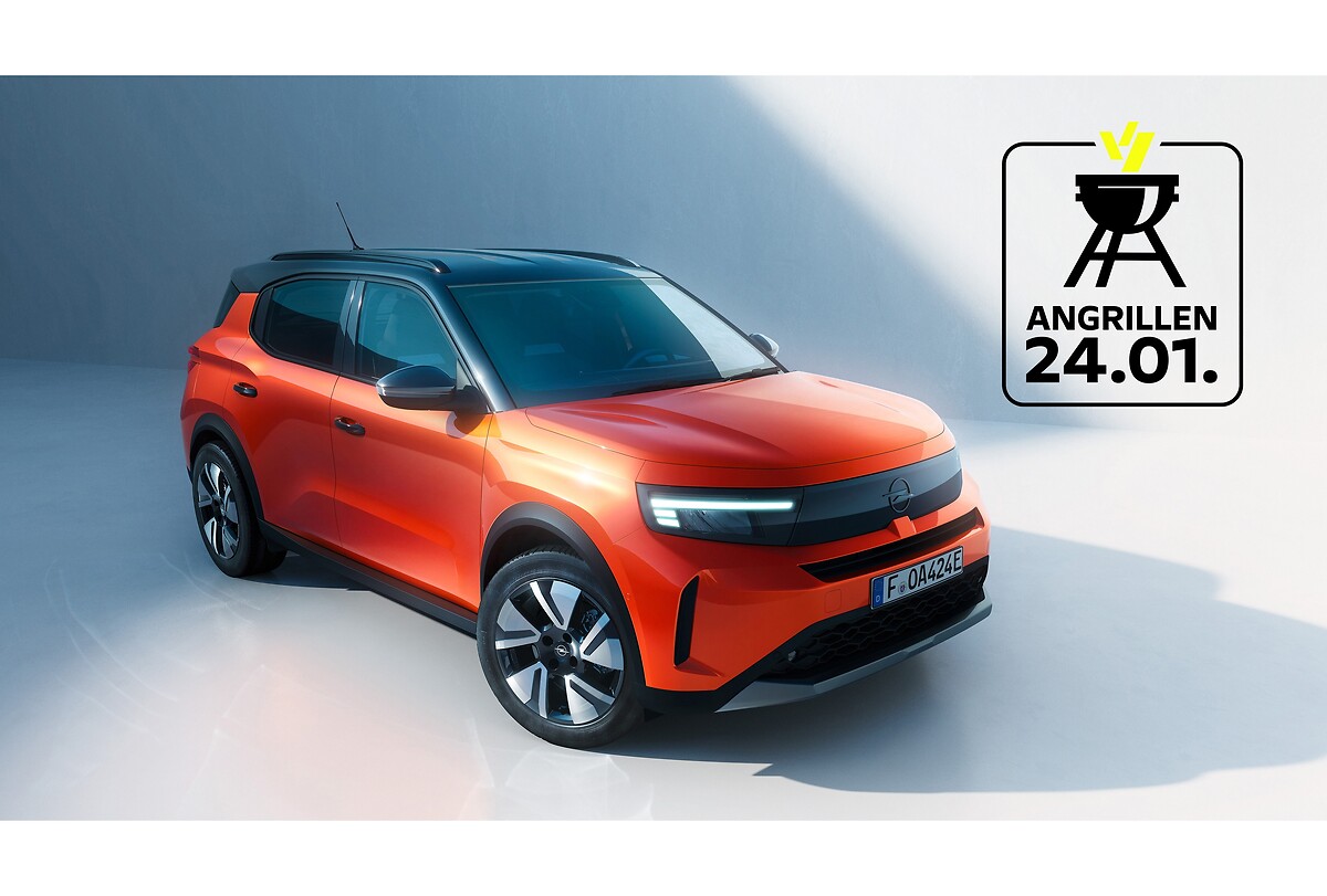 Großes Angrillen bei Opel: Am 24. Januar den neuen Opel Frontera erleben