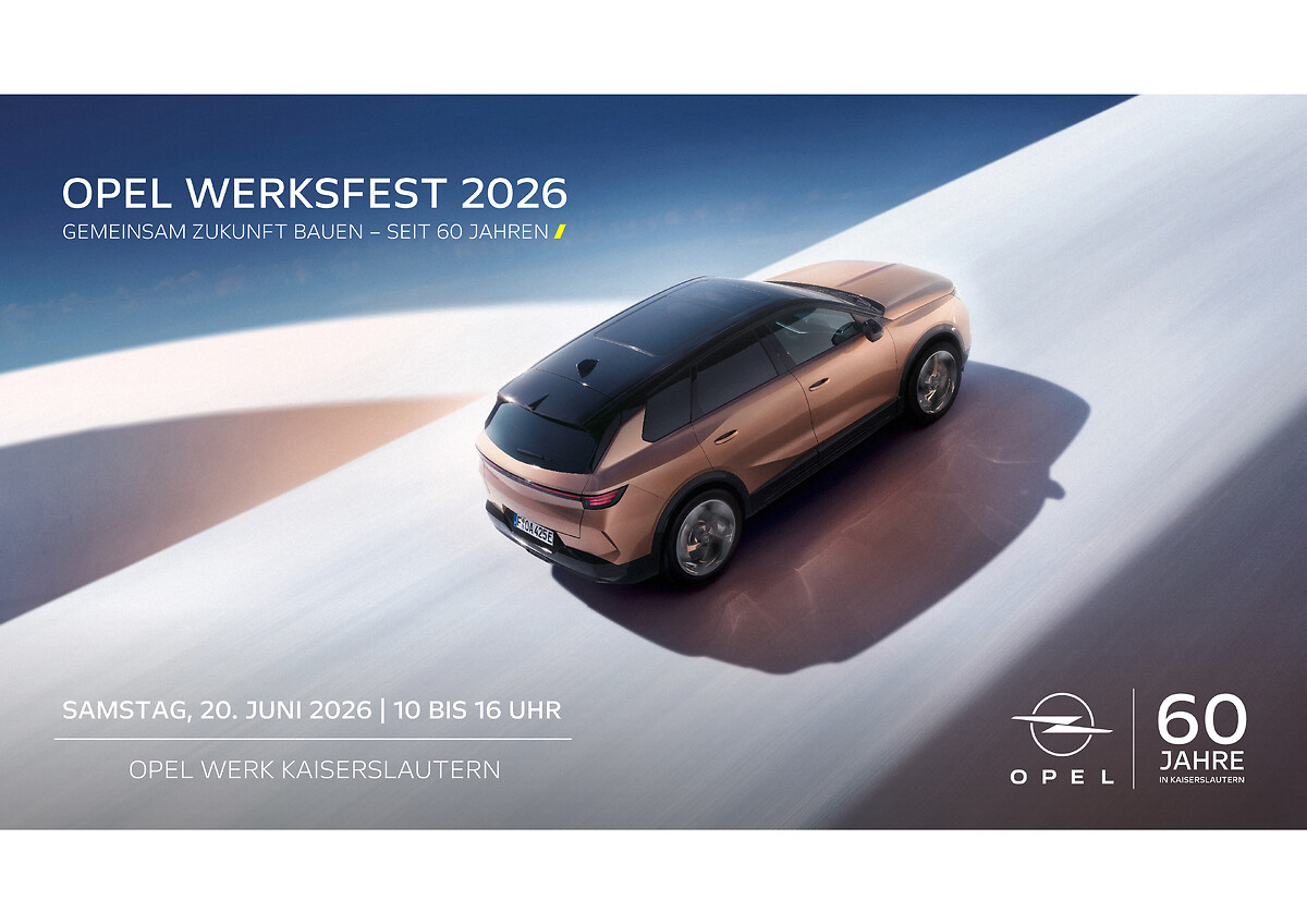 Save the Date: „60 Jahre Opel in Kaiserslautern“ am 20. Juni 2026