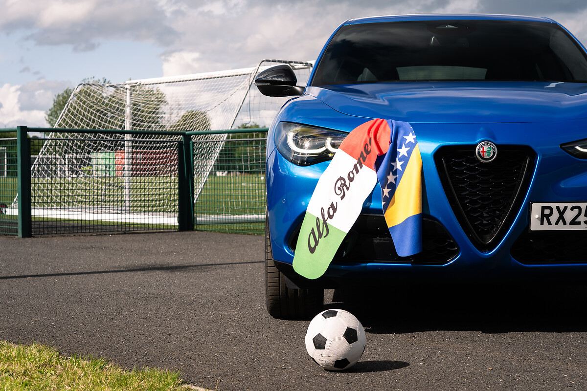 Alfa Romeo gives Italian football fans something to cheer this summer with money off Stelvio every time Bosnia and Herzegovina score – and a full reimbursement if they go all the way  3