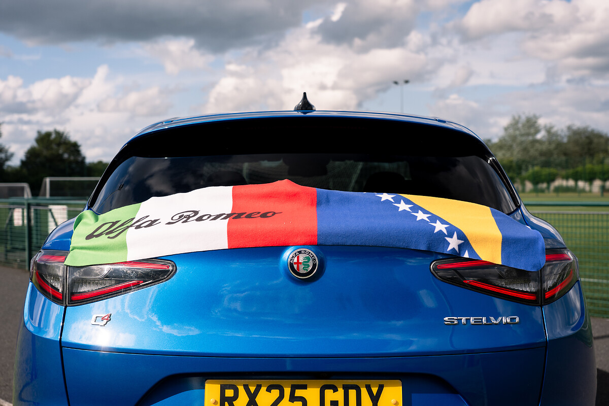 Alfa Romeo gives Italian football fans something to cheer this summer with money off Stelvio every time Bosnia and Herzegovina score – and a full reimbursement if they go all the way 2