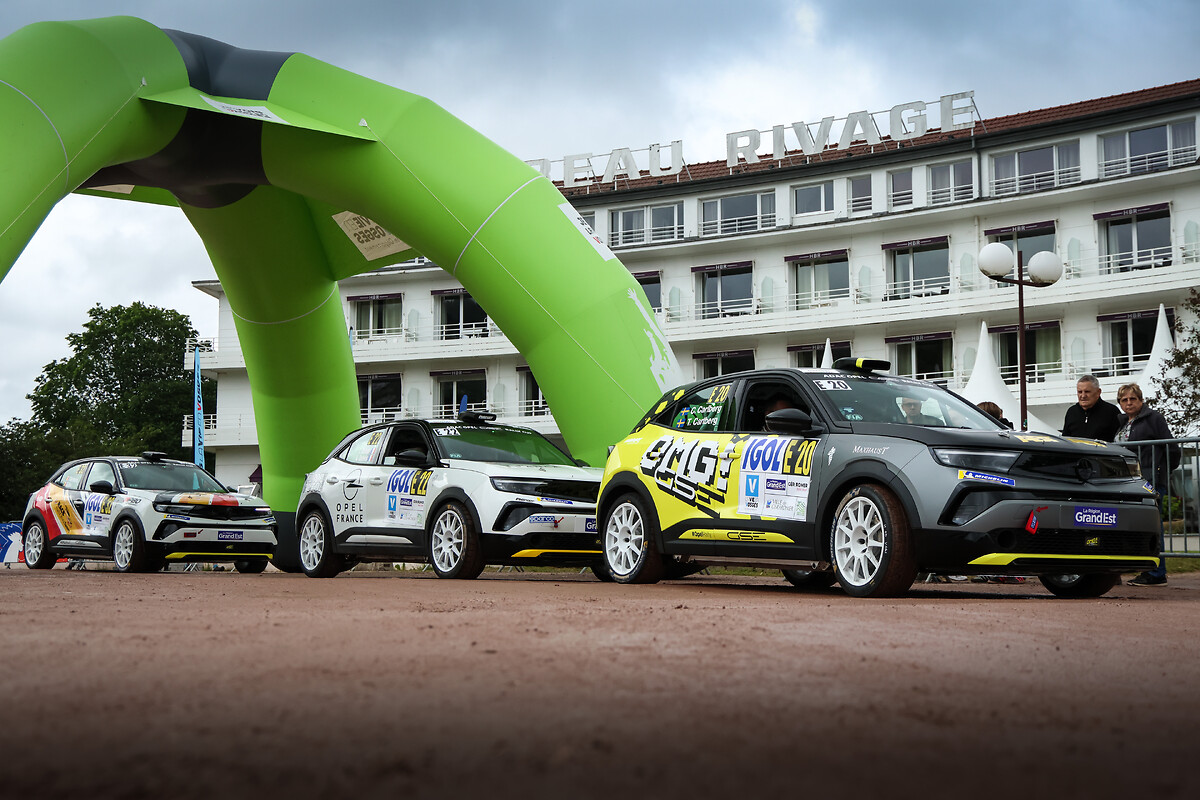 Ioan Lloyd Celebrates First Win in ADAC Opel GSE Rally Cup