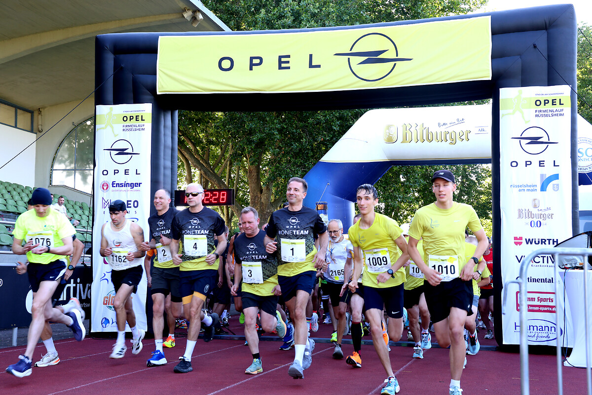 Sommersonnenlauf: Mehr als 1.200 Teilnehmer beim Opel-Firmenlauf 2026