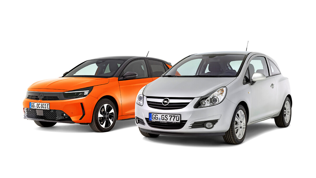 2026 Opel Corsa F & 2006 Opel Corsa D
