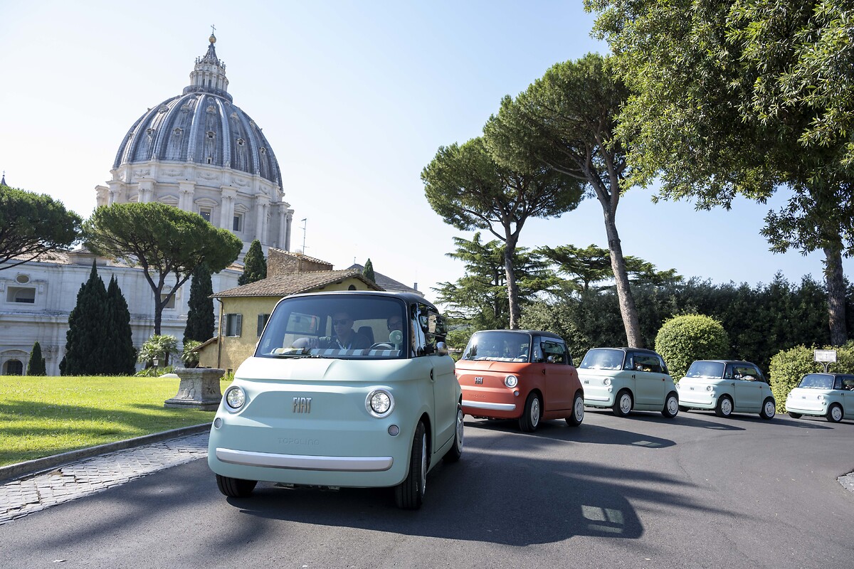 FIAT & Governorate of the Vatican City State for sustainable micromobility_Credit by Governatorato S.C.V. (4)