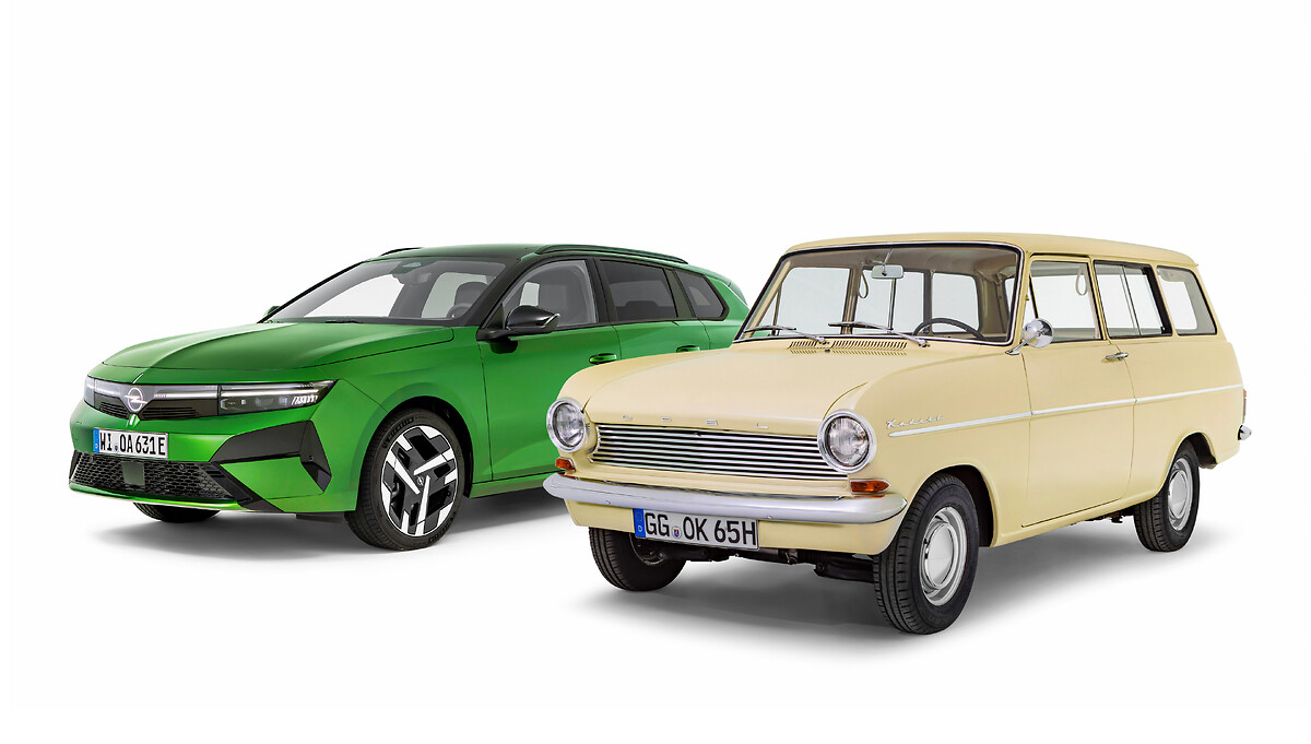 New Opel Astra Sports Tourer & Opel Kadett A Caravan