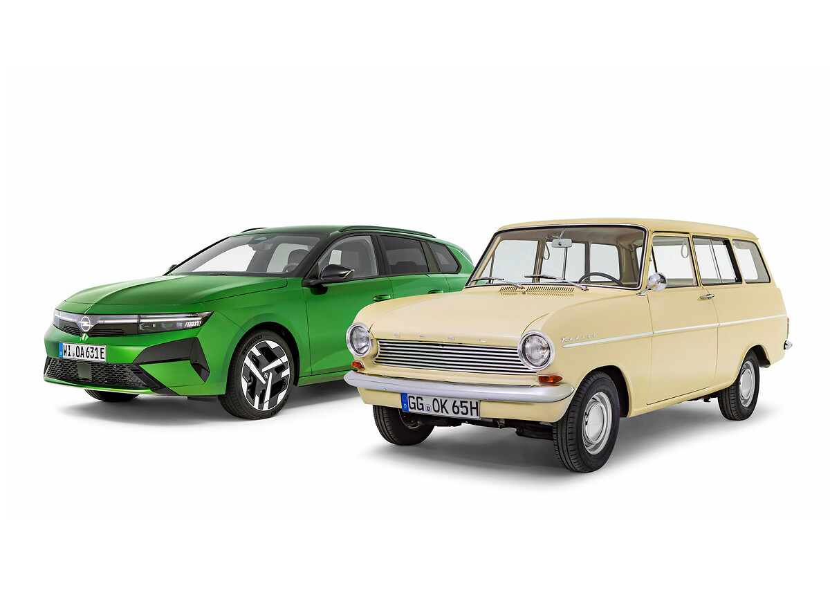 New Opel Astra Sports Tourer & Opel Kadett A Caravan