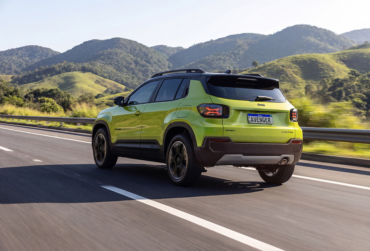 Jeep Avenger Limited brasileiro, vista alternativa